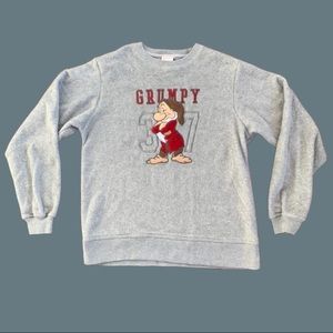 Vintage Disney Grumpy Crewneck Small Sweatshirt